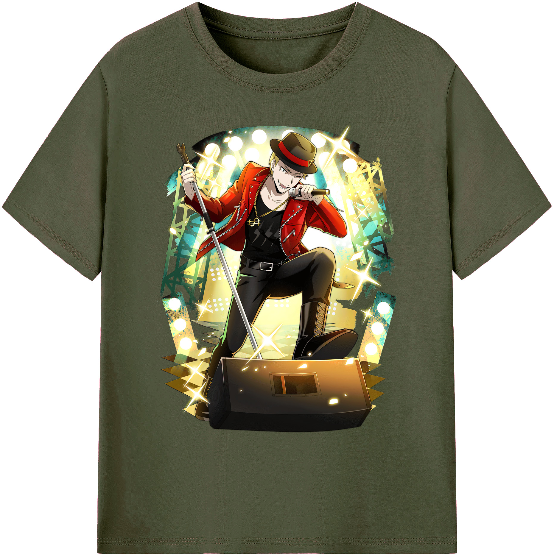 （画像用） 文豪ストレイドッグス Bungo Stray Dogs 綿100％ メンズ半袖Tシャツ｜肌触りやわらか＆通気性